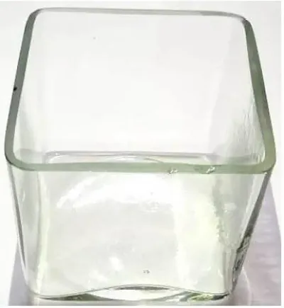 Classy Glass Flower Vase Set Of 1 Pcs