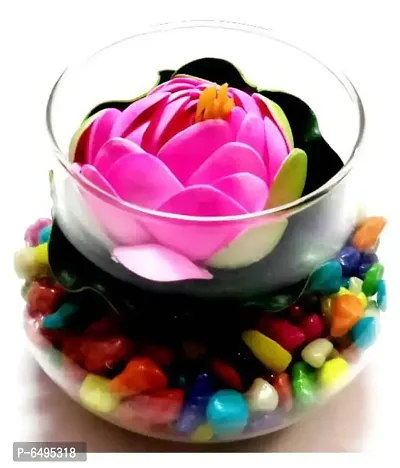 Artificial Floating Flower with Pot Set of 1 PCS-thumb0