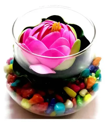 Artificial Floating Flower With Pot Set of 1 PCS
