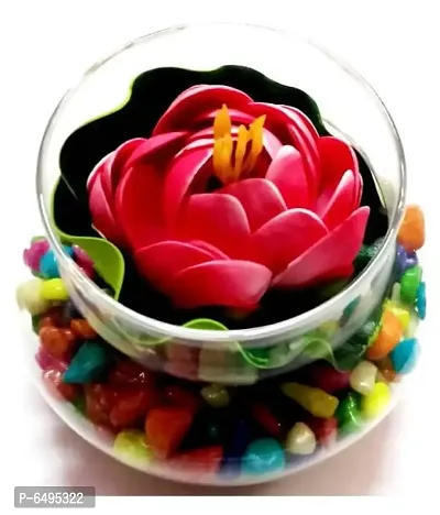 Artificial Floating Flower with Pot Set of 1 PCS