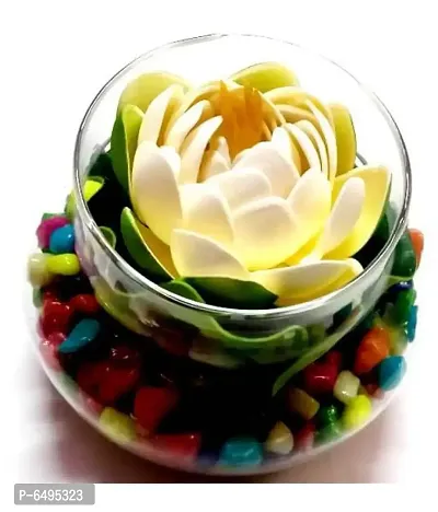 Artificial Floating Flower with Pot Set of 1 PCS