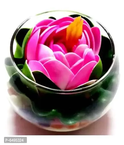 Artificial Floating Flower with Pot Set of 1 PCS