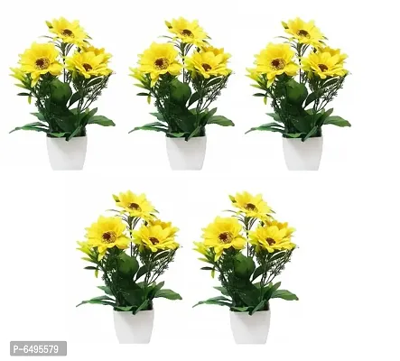 Artificial Sun Flower Set of 5 PCS-thumb0