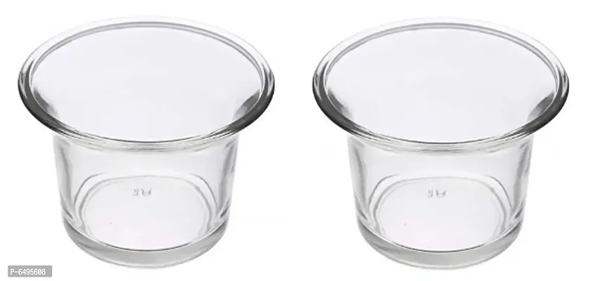 Tea Light Glass Candle Set of 2 PCS-thumb0