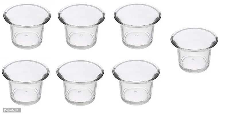 Tea Light Glass Candle Set of 7 PCS