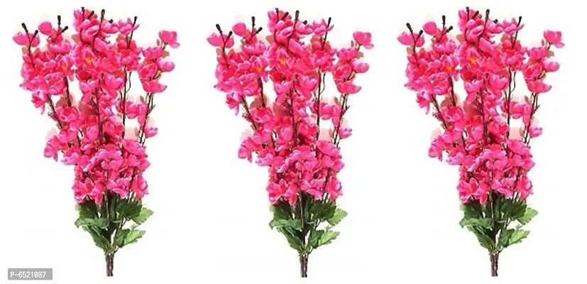 Artificial Orchid Stick Flower Set of 3 pcs-thumb0