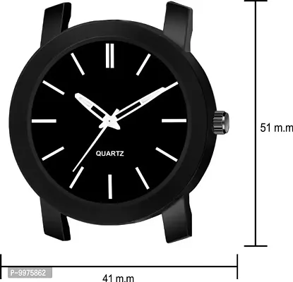 New Stainless Steel Black  Analog Watch for men-thumb3