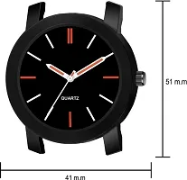 New Stainless Steel Black  Analog Watch for men-thumb2