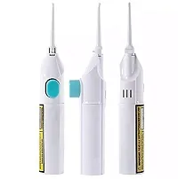 Pintram Dental Water-Jet Flosser Air technology Cords Tooth Dental Cleaning Whitening Teeth Kit Power Floss Air Powered Dental Water Jet for Tooth Cleaner (White)-thumb2