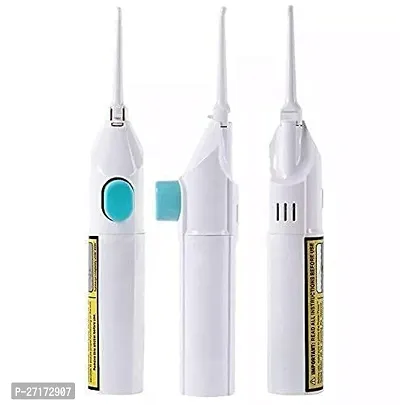 Pintram Dental Water-Jet Flosser Air technology Cords Tooth Dental Cleaning Whitening Teeth Kit Power Floss Air Powered Dental Water Jet for Tooth Cleaner (White)-thumb3