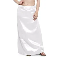 Laxmibaa Women's Petticoats Pure Satin febric|White|-thumb1