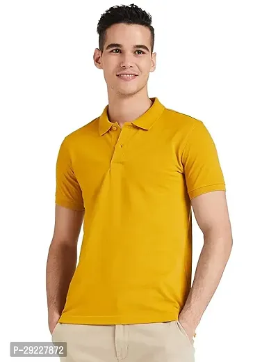 Classic Cotton Blend Solid Tshirt for Men-thumb0