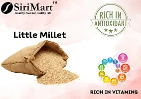 Siridhanya unpolished 500gm Each Combo pack of 5 | High  fiber and more Protien Millets | Sirimart Millets-thumb1