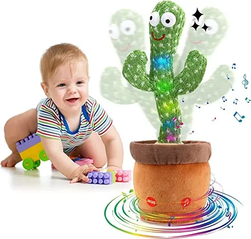 Kids Dancing Cactus Toy Gun Train and Aeroplane