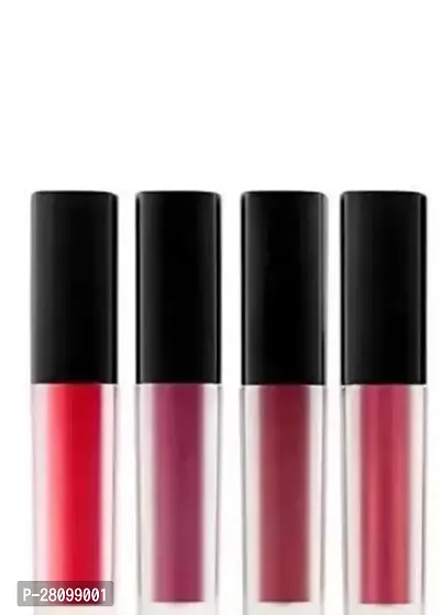 Red Edition Liquid Matte Lipsticks Pack of 4-thumb0