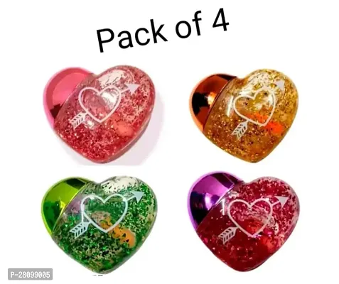 Heart shape lip balm Pack of 4-thumb0