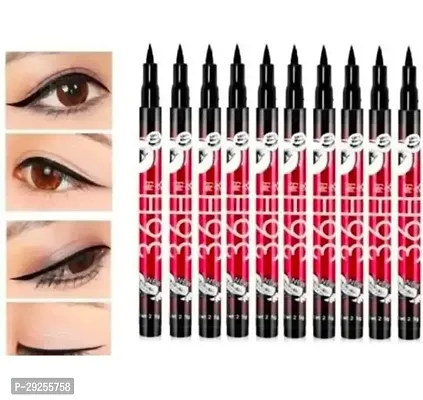 Waterproof and long lasting sketch Eyeliner,Deep black colour Smooth Eyeliner,Pack of 10-thumb0