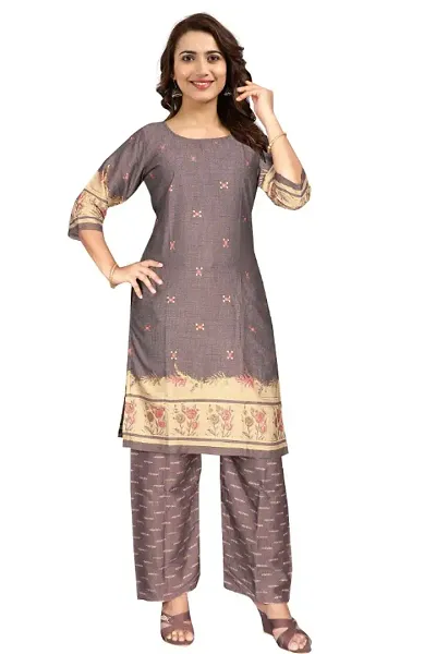 Womens Kurta Palazzos Set