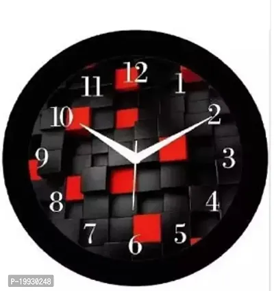 Designer Multicoloured PVC Analog Wall Clock-thumb0