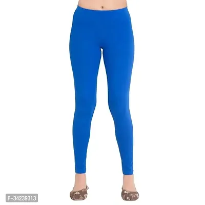 Elegant Polyester Solid Leggings For Women And Girls-thumb0