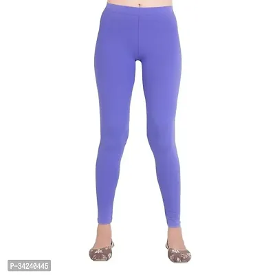 Elegant Polyester Solid Leggings For Women And Girls-thumb0