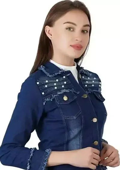 Stylish Self Pattern Jacket For Women