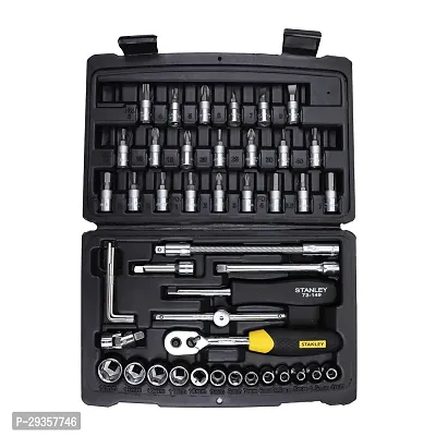 46 In 1 Pcs Tool Kit Hand Tools Socket Set Drill Bit Set For Wall Metal Wood Multi-Purpose Tool Case