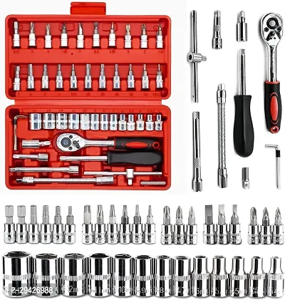 SKC TOOL KIT 46 Pieces 1/4 Inch Drive Industrial  ( pack of 01 )-thumb2