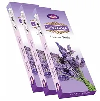 Bidhu Lavender Agarbatti,Premium Lavender Incense Sticks - Set 3 (240 Sticks)-thumb1