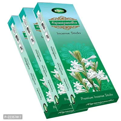 Bidhu Rajanigandha Premium Agarbatti/Incense Sticks Rajanigandha -Set 3 (240 Sticks)-thumb2
