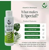 Gently Revitalize Your Hair with Aloe ACV Shampoo - Sulfate-Free and Luxuriously Effective (100ML) Aloe ACV Shampoohellip;-thumb3