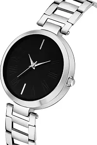 Stylish Silver Metal Analog Watches For Women-thumb2