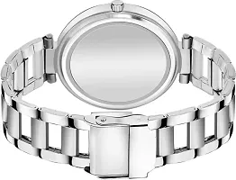 Stylish Silver Metal Analog Watches For Women-thumb1