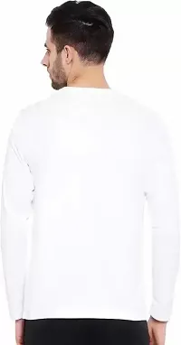 PRABHU Printed, Typography Men Round Neck White T-Shirt-thumb1