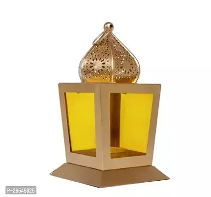 Stylish Iron Hanging Lantern Lamps Tealight Holder-thumb0