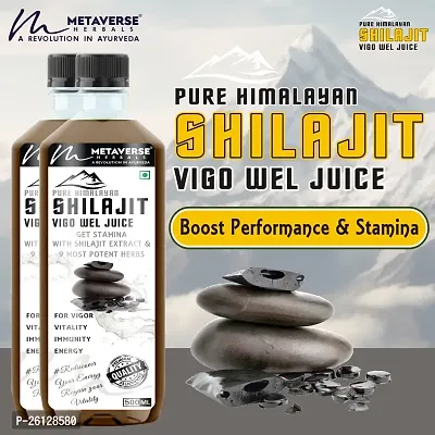 Metaverse Shilajit Juice with Ashwagandha, Musli Ayurvedic Product Shilajit/Shilajeet Juice  for Stamina Booster, Energy Booster, Strength | Shilajit Resin | Sex Power Juice,  Immunity