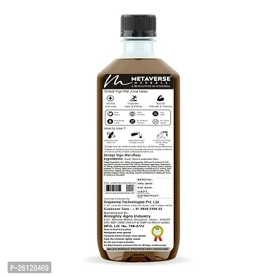 Metaverse Shilajit Juice with Ashwagandha, Musli Ayurvedic Product Shilajit/Shilajeet Juice  for Stamina Booster, Energy Booster, Strength | Shilajit Resin | Sex Power Juice,  Immunity-thumb2