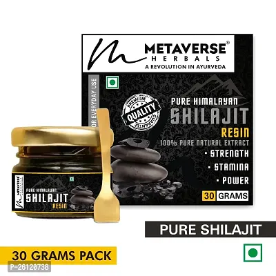Metaverse Herbals Shilajeet Gold Resin with Ashwagandha, Musli Ayurvedic Product Shilajit/Shilajeet Resin for Stamina Booster, Energy Booster, Strength | Shilajit Resin | Sex Power Resin,  Immunity