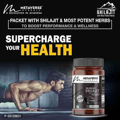 Metaverse Shilajit Gold Essential Medicine Sex Capsule For Sexual Desire Product For Male Power Low Weakness |-thumb3