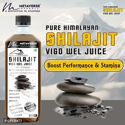 Metaverse Shilajit Juice with Ashwagandha, Musli Ayurvedic Product Shilajit/Shilajeet Juice  for Stamina Booster, Energy Booster, Strength | Shilajit Resin | Sex Power Juice,  Immunity