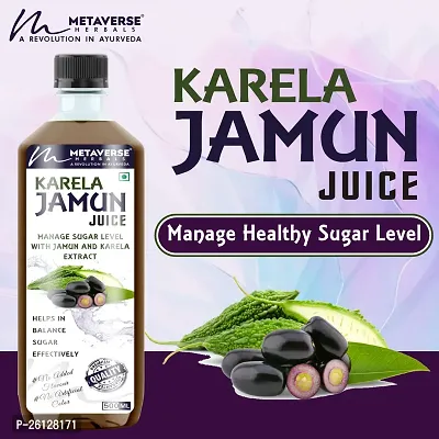 Karela Jamun Juice |Natural Diabetes Juice |Ayurvedic Diabetes Control Juice | Diabetes Control Capsules| Ayurvedic Diabetes Capsules | Natural Diabetes medicine Capsules| for Both Men And Women-thumb0