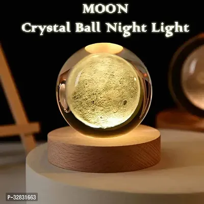 Stylish Crystal Ball Moon Night Lamp-thumb0