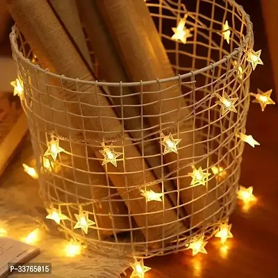 Decorative Star String LED Lights for Diwali Christmas Wedding - 3 Meter (1 pc, 15 Stars) Festive led Lights, Diwali Decorative Lights, led String Light-thumb4