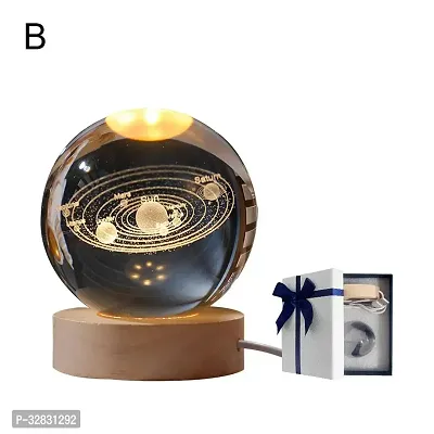 Stylish Crystal Ball Solar System Night Lamp