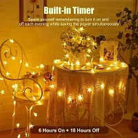 Decorative Star String LED Lights for Diwali Christmas Wedding - 3 Meter (1 pc, 15 Stars) Festive led Lights, Diwali Decorative Lights, led String Light-thumb4