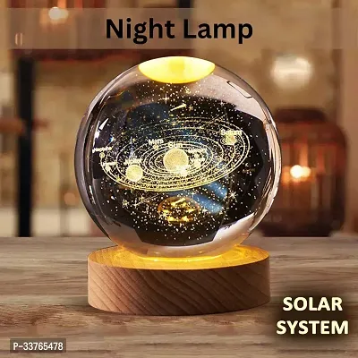 3D Planet Crystal Ball Night Lamp