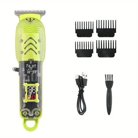 Professional Hair Trimmers for Barbers Stainless Steel T-Blade Trimmers for Men