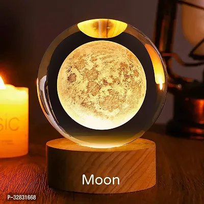 Stylish Crystal Ball Moon Night Lamp