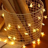 Decorative Star String LED Lights for Diwali Christmas Wedding - 3 Meter (1 pc, 15 Stars) Festive led Lights, Diwali Decorative Lights, led String Light-thumb3