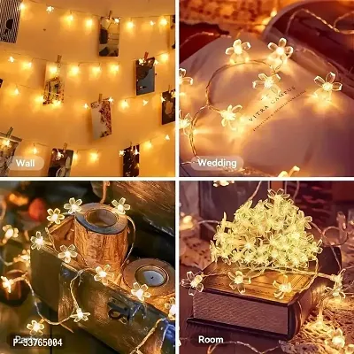 Flower Led String Light For Diwali, Christmas And Weddings (1 Pc, 16 Flower, 3 Meters) Flower 3D Light, Diwali Light, Christmas Light, Romantic Light Decoration-thumb4